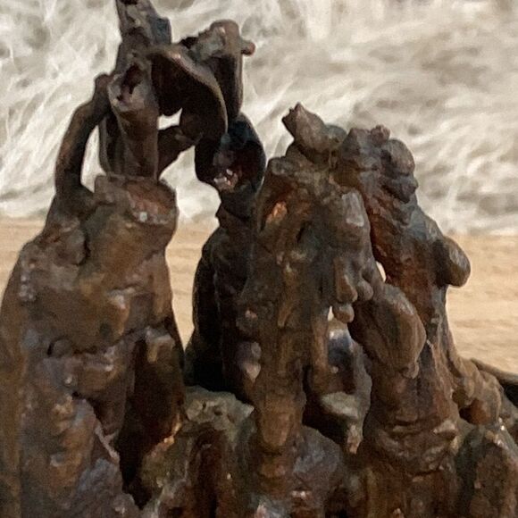 Unsigned Small Copper Brutalist Sculpture - Picture 6 of 17